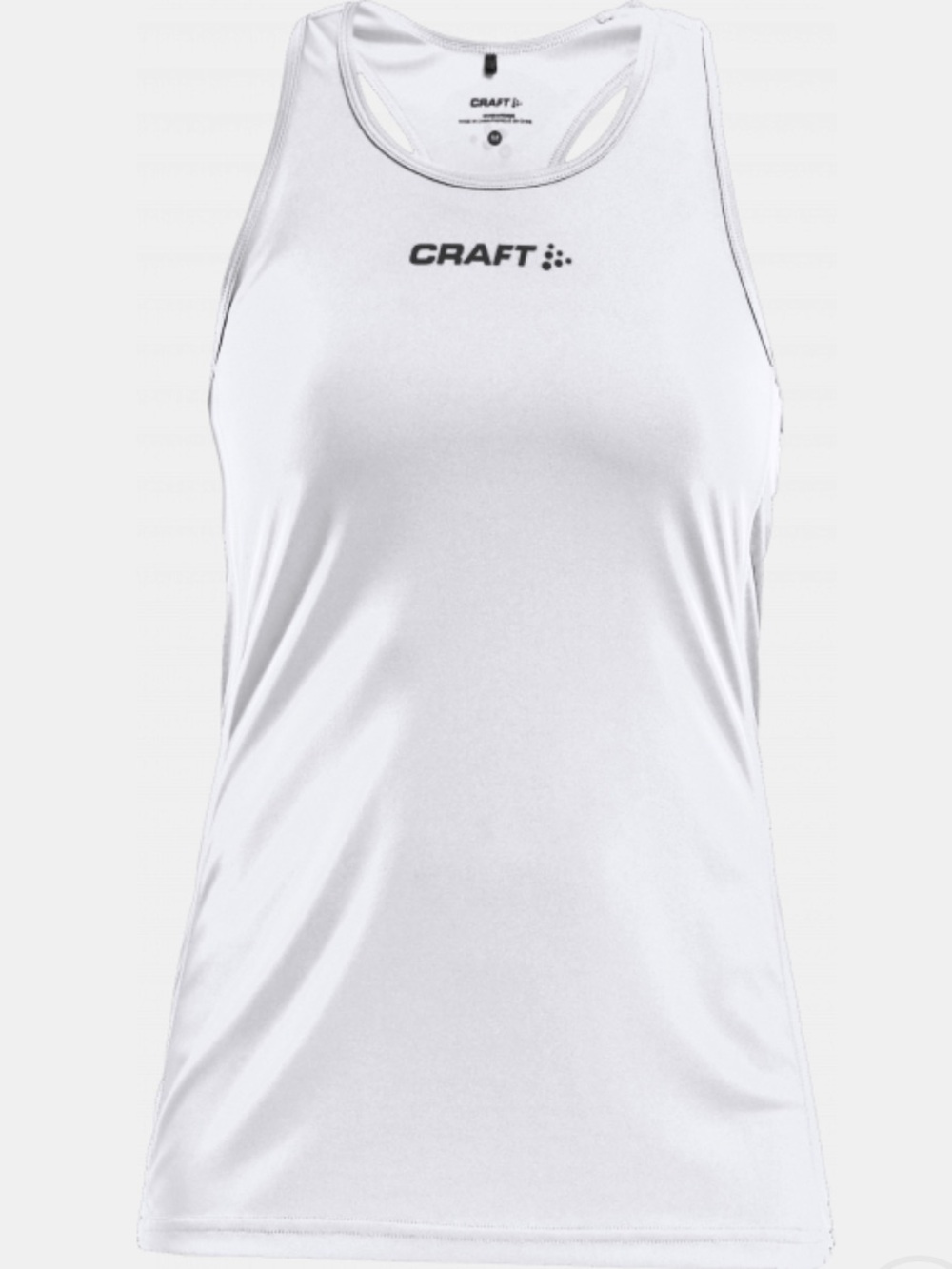 Craft Rush Singlet Jr. White Performance Tank Top!